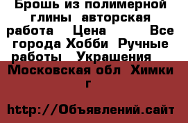 Брошь из полимерной глины, авторская работа. › Цена ­ 900 - Все города Хобби. Ручные работы » Украшения   . Московская обл.,Химки г.